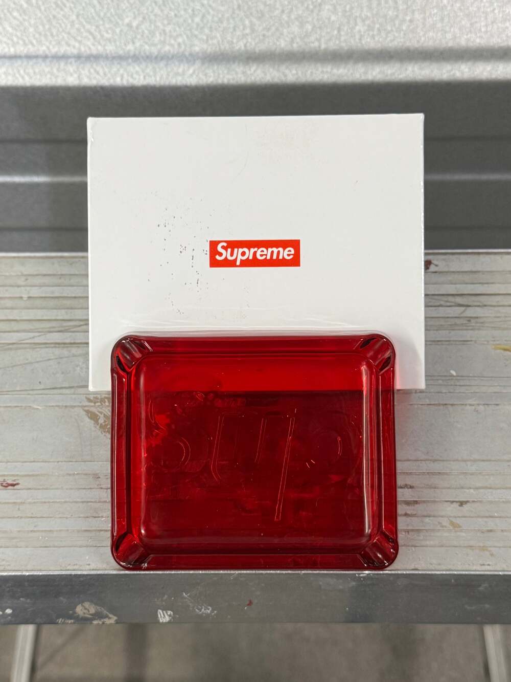 Supreme SS20 Debossed Glass Ashtray - NEW